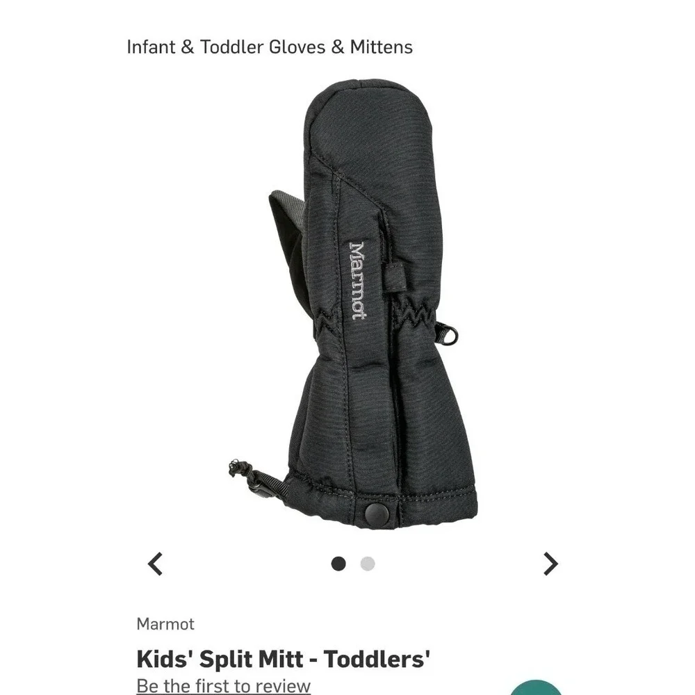 Marmot Marmaloft DriClime Waterproof Kids' Split Mitt - Toddlers Mittens